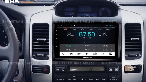 Màn hình DVD Android xe Toyota Prado 2002 - 2009 | Gotech GT8 
